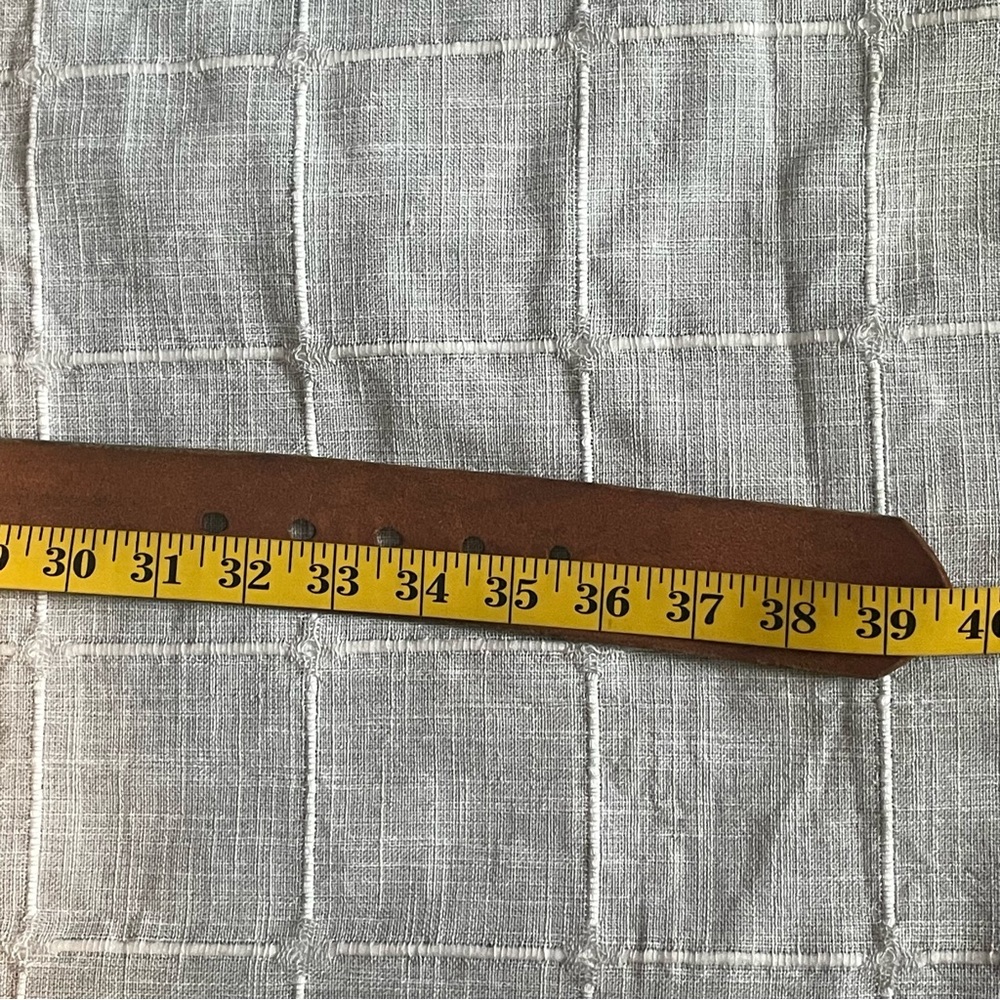 Miss Sixty Vintage Leather Italy Chunky Belt Buckle Sz M - Picture 11 of 13